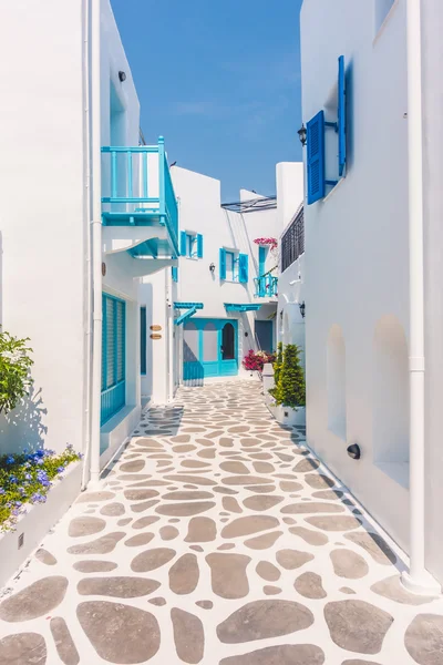 Hermosa arquitectura con santorini y estilo griego — Foto de Stock