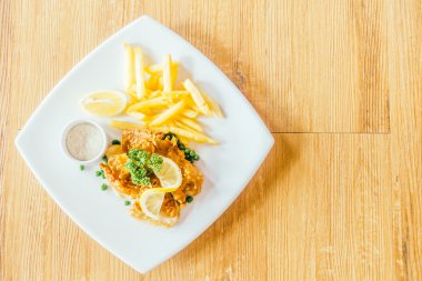 lezzetli balık ve cips