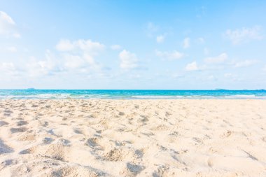 Güzel tropikal plaj ve deniz