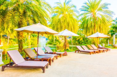 lüks Açık Yüzme Havuzu