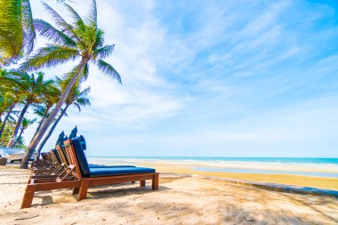 Güzel tropikal plaj ve deniz