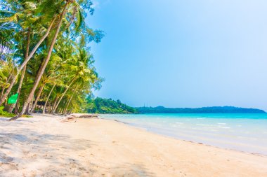 Güzel tropikal deniz ve kum plaj