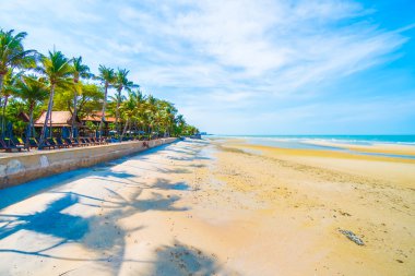 Güzel tropikal plaj ve deniz