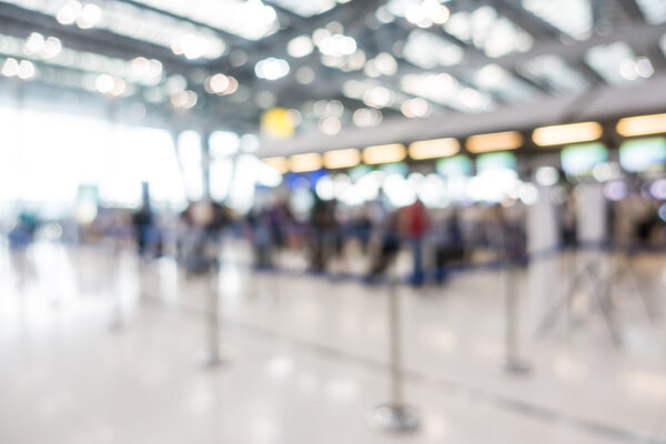 blur airport passenger interior 