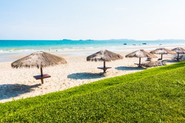 Güzel tropikal plaj ve deniz