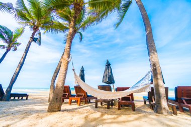 Güzel tropikal plaj ve deniz