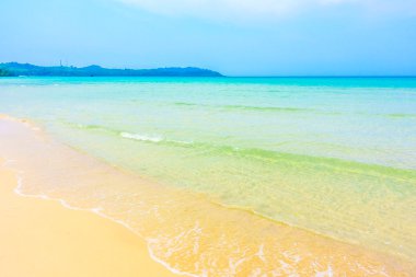 Güzel tropikal okyanus plaj