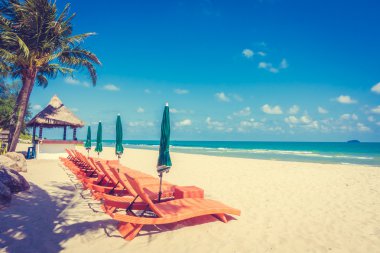 Şemsiye ve plaj sandalye