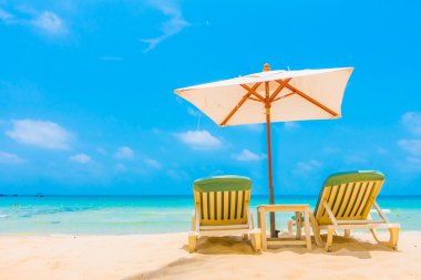 Güzel tropikal plaj ve deniz