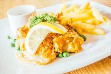 lezzetli balık ve cips