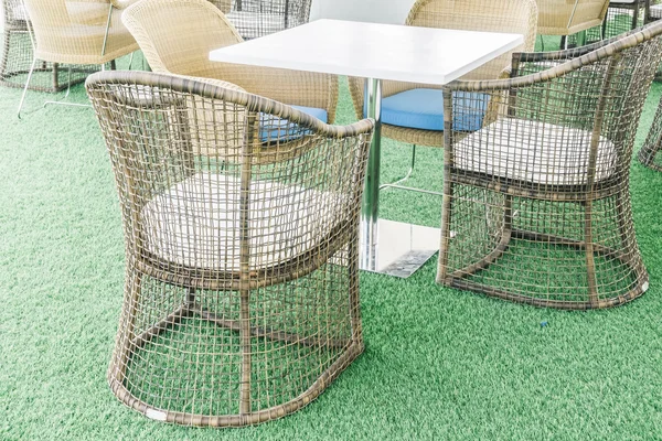 Empty chair and table in restaurant — Stock Photo, Image