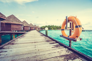 lifebouy veya Emanet halka Maldivler resort