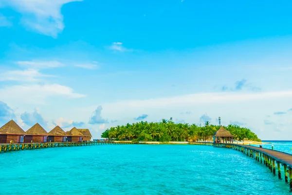 Schöne tropische Malediven Resort Hotel — Stockfoto