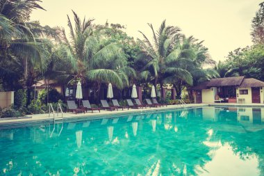 Güzel lüks Açık Yüzme Havuzu