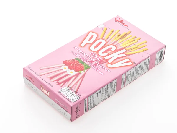 Caja de palo de galleta con marca pocky — Foto de Stock