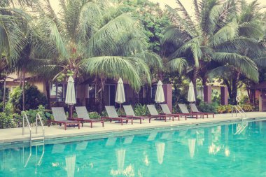 Güzel lüks Açık Yüzme Havuzu