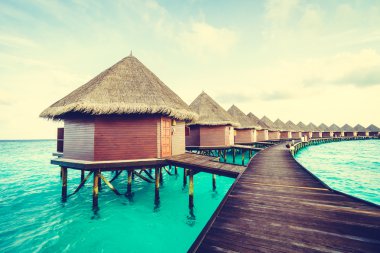 Güzel Maldivler ada