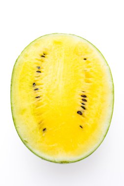 Taze sarı karpuz meyve