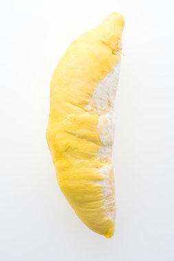 durian meyvesi beyaz arkaplanda