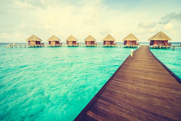 Bella isola delle Maldive — Foto Stock