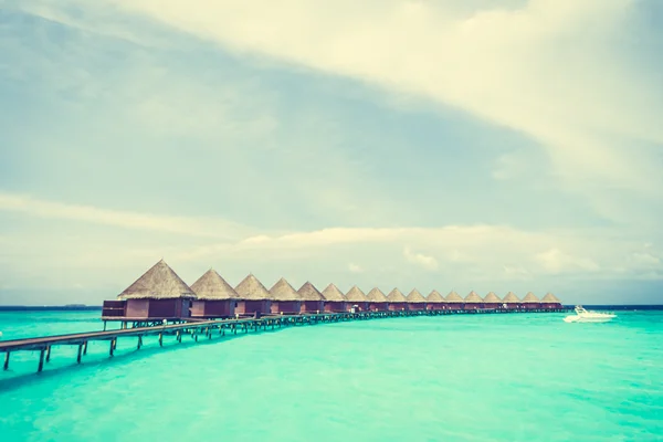 Bellissimo hotel tropicale Maldive Resort — Foto Stock