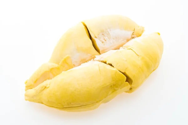 Frutta durian su sfondo bianco — Foto Stock