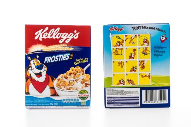 Mısır gevreği kutusu marka kelloggs