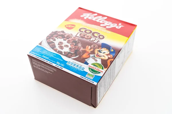 Caja de cereales marca kelloggs — Foto de Stock