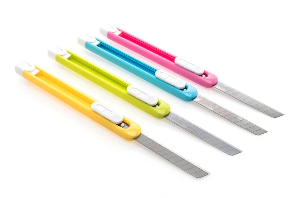 Colorful knife cutter — Stock Photo, Image