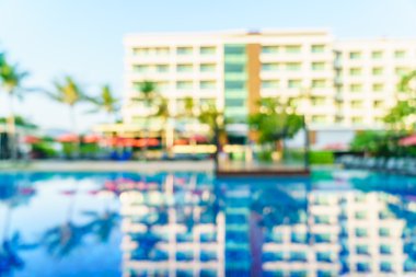 Havuzu otel resort bulanıklık