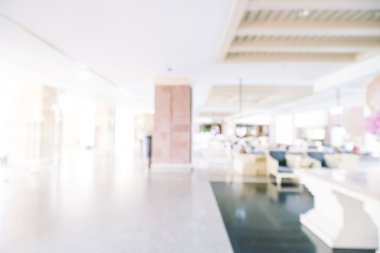 Otel lobisinde bulanıklık