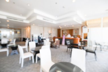 Otel lobisinde bulanıklık