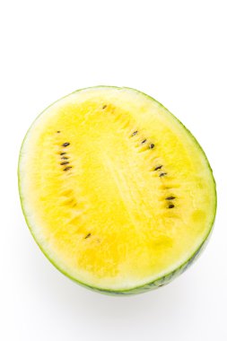 Taze sarı karpuz meyve