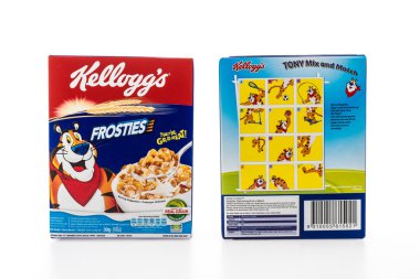 Mısır gevreği kutusu marka kelloggs