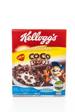 Mısır gevreği kutusu marka kelloggs