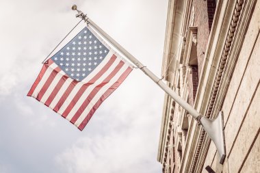 Vintage Amerikan bayrağı