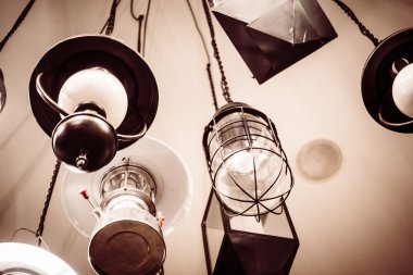 Işık lamba dekorasyon