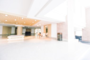 Otel lobisinde bulanıklık