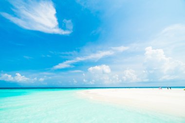 Güzel Maldivler ada