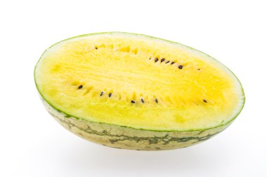 Taze sarı karpuz meyve