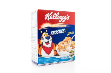 Mısır gevreği kutusu marka kelloggs