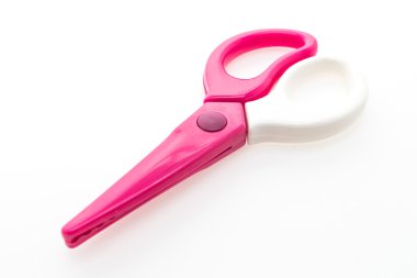 Renkli plastik makas