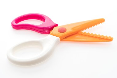 Renkli plastik makas