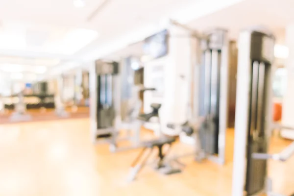Blur gym and fitness room interior — Stock Photo, Image
