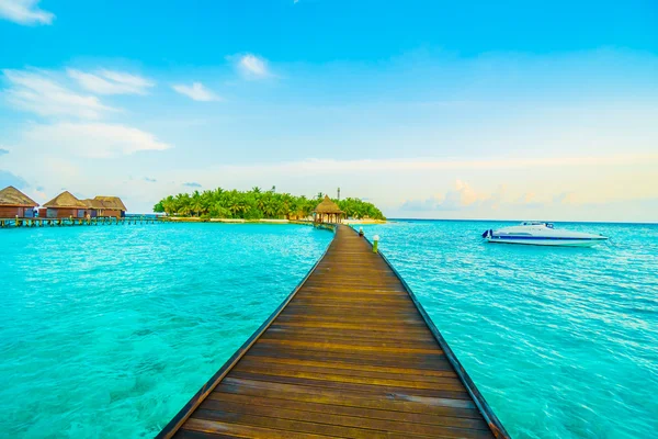 Wunderschöne tropische Insel der Malediven — Stockfoto