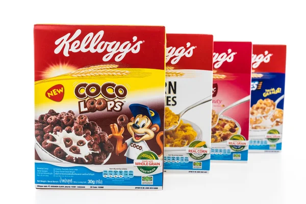 Mısır gevreği kutusu marka kelloggs