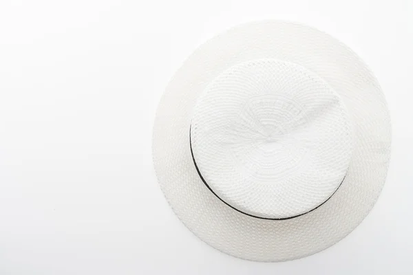 Vrouw strand hoed — Stockfoto