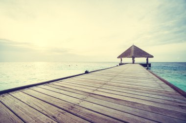 Güzel Maldivler ada