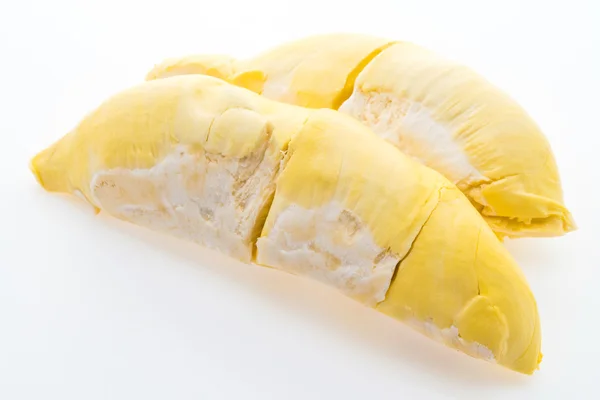 Durian fruit op witte achtergrond — Stockfoto
