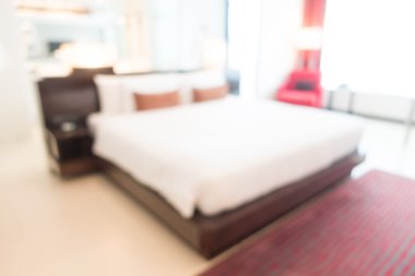 Soyut bulanıklık yatak odası